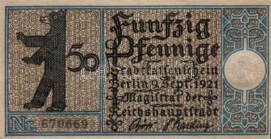 Német Birodalom/Weimari Köztársaság/ Berlin "1-20 kerületek" 20db klf szükségpénz, komplet...