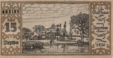 Német Birodalom/Weimari Köztársaság/ Berlin "1-20 kerületek" 20db klf szükségpénz, komplet...