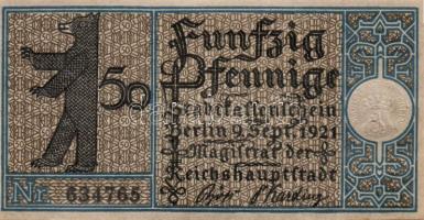 Német Birodalom/Weimari Köztársaság/ Berlin "1-20 kerületek" 20db klf szükségpénz, komplet...