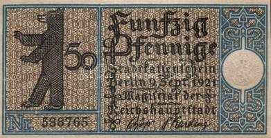 Német Birodalom/Weimari Köztársaság/ Berlin "1-20 kerületek" 20db klf szükségpénz, komplet...