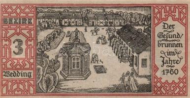 Német Birodalom/Weimari Köztársaság/ Berlin "1-20 kerületek" 20db klf szükségpénz, komplet...