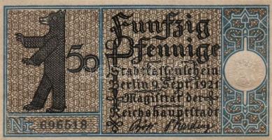 Német Birodalom/Weimari Köztársaság/ Berlin "1-20 kerületek" 20db klf szükségpénz, komplet...