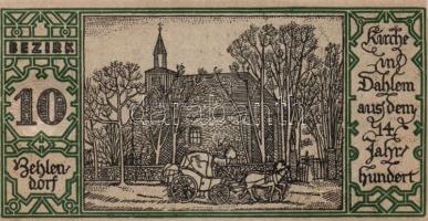 Német Birodalom/Weimari Köztársaság/ Berlin "1-20 kerületek" 20db klf szükségpénz, komplet...