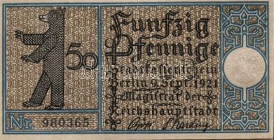 Német Birodalom/Weimari Köztársaság/ Berlin "1-20 kerületek" 20db klf szükségpénz, komplet...