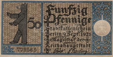 Német Birodalom/Weimari Köztársaság/ Berlin "1-20 kerületek" 20db klf szükségpénz, komplet...