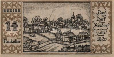 Német Birodalom/Weimari Köztársaság/ Berlin "1-20 kerületek" 20db klf szükségpénz, komplet...