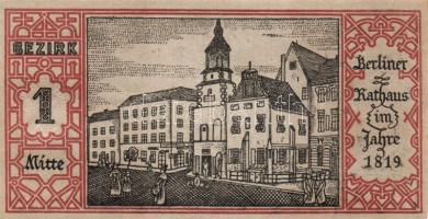 Német Birodalom/Weimari Köztársaság/ Berlin "1-20 kerületek" 20db klf szükségpénz, komplett sor T:I