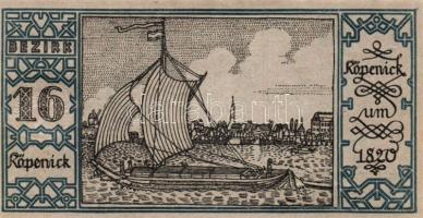 Német Birodalom/Weimari Köztársaság/ Berlin "1-20 kerületek" 20db klf szükségpénz, komplet...