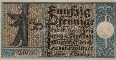 Német Birodalom/Weimari Köztársaság/ Berlin "1-20 kerületek" 20db klf szükségpénz, komplet...