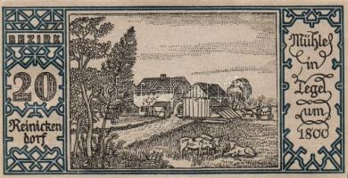 Német Birodalom/Weimari Köztársaság/ Berlin "1-20 kerületek" 20db klf szükségpénz, komplet...