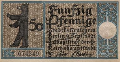 Német Birodalom/Weimari Köztársaság/ Berlin "1-20 kerületek" 20db klf szükségpénz, komplet...