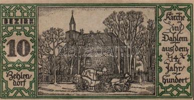 Német Birodalom/Weimari Köztársaság/ Berlin "1-20 kerületek" 20db klf szükségpénz, komplet...