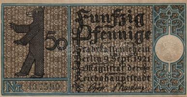 Német Birodalom/Weimari Köztársaság/ Berlin "1-20 kerületek" 20db klf szükségpénz, komplet...