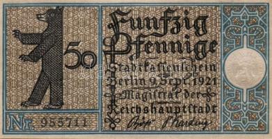 Német Birodalom/Weimari Köztársaság/ Berlin "1-20 kerületek" 20db klf szükségpénz, komplet...