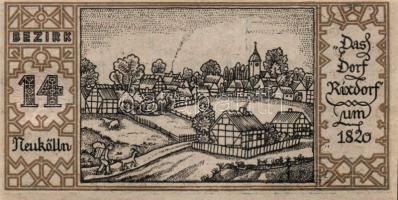 Német Birodalom/Weimari Köztársaság/ Berlin "1-20 kerületek" 20db klf szükségpénz, komplet...