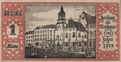 Német Birodalom/Weimari Köztársaság/ Berlin "1-20 kerületek" 20db klf szükségpénz, komplett sor T:I