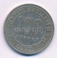 Csád 1971. 100Fr Ni T:3 Chad 1971. 100 Francs Ni C:F Krause KM# 3