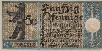 Német Birodalom/Weimari Köztársaság/ Berlin "1-20 kerületek" 20db klf szükségpénz, komplet...