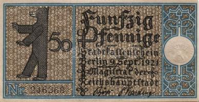 Német Birodalom/Weimari Köztársaság/ Berlin "1-20 kerületek" 20db klf szükségpénz, komplet...