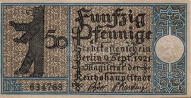 Német Birodalom/Weimari Köztársaság/ Berlin "1-20 kerületek" 20db klf szükségpénz, komplet...