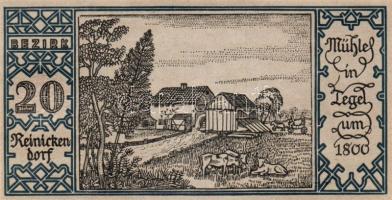 Német Birodalom/Weimari Köztársaság/ Berlin "1-20 kerületek" 20db klf szükségpénz, komplet...