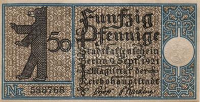 Német Birodalom/Weimari Köztársaság/ Berlin "1-20 kerületek" 20db klf szükségpénz, komplet...