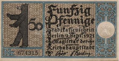 Német Birodalom/Weimari Köztársaság/ Berlin "1-20 kerületek" 20db klf szükségpénz, komplet...