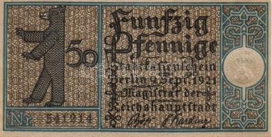 Német Birodalom/Weimari Köztársaság/ Berlin "1-20 kerületek" 20db klf szükségpénz, komplet...