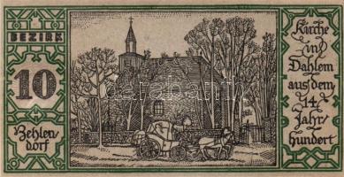 Német Birodalom/Weimari Köztársaság/ Berlin "1-20 kerületek" 20db klf szükségpénz, komplet...