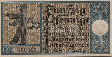 Német Birodalom/Weimari Köztársaság/ Berlin "1-20 kerületek" 20db klf szükségpénz, komplet...