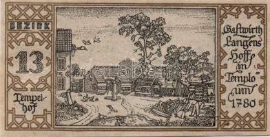 Német Birodalom/Weimari Köztársaság/ Berlin "1-20 kerületek" 20db klf szükségpénz, komplet...