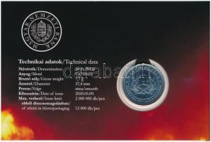 2020. 50Ft Cu-Ni "150 éves a Magyar Tűzoltóság" első napi veret sorszámozott emléklapon &q...