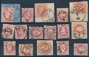 16 pcs of stamps with nice cancellations, 16 db bélyeg szép / olvasható bélyegzésekkel
