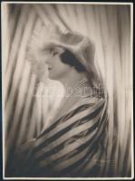 cca 1920-1930 Bertha Scherf, fotó, hátulján feliratozott, 16,5x12 cm