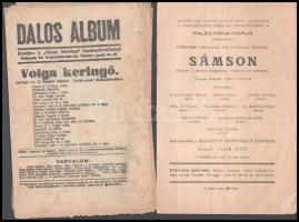 cca 1925 Dalos Album - dalszövegek + Molnár János legújabb magyar nótái