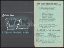 cca 1925 Dalos Album - dalszövegek + Molnár János legújabb magyar nótái