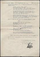 1930. okt. 19 Fritz Höger (1877-1949, teljes nevén Johann Friedrich Höger), német építész, a Backste...