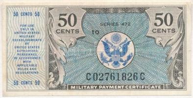 Amerikai Egyesült Államok / Katonai kiadás 1948. 50c T:III restaurált USA / Military Payment Certificate 1948. 50 Cents C:F restored