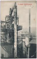 1910 Vajdahunyad, Hunedoara; vasgyár. Adler fényirda 1909. 701. / iron works, factory