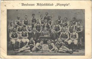 1910 Neubauer Athletikklub Olympia / Austrian athletics club (apró lyukak / tiny pinholes)