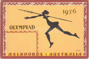 1956 Melbourne - Summer Olympics. Games of the XVI Olympiad / Olympischen Spiele 1956 s: J. Rajko (EK)
