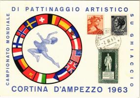 1963 Campionato Mondiale di Pattinaggio Artistico su Ghiaccio / World Figure Skating Championships in Cortina dAmpezzo