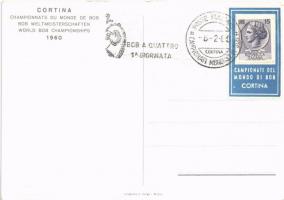 1960 Campionati del Mondo di Bob Cortina / World Bob Championships 1960. winter sport + "Bob a ...