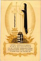 Szent Margit. Laiszky Jenő nyomda / Hungarian irredenta propaganda art postcard with Saint Margaret of Hungary s: Pál