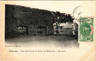 Abomey, Vue intérieure du Palais de Behazin / palace ruins