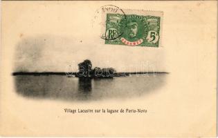 Porto-Novo, Village Lacustre sur la lagune / lakeside village, lagoon