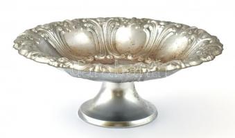 Fém gyümölcs kínáló tál. d: 34 cm