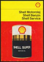 1975 Shell reklám prospektus, a budapesti és magyarországi Shell töltőállomások térképével
