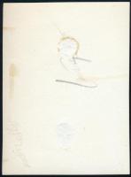 cca 1932 Kinszki Imre (1901-1945) budapesti fotóművész hagyatékából, jelzés nélküli vintage fotó (Pi...