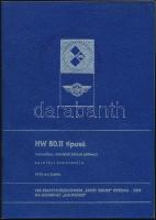 1975 HW 80.11 típusú hidraulikus, kétoldalt billenő pótkocsi kezelési útmutatója, 47p. Werdau, 1975, VEB Kraftfahrzeugwerk "Ernst Grube" Werdau, IFA-Kombinat "Anhänger". Fekete-fehér ábrákkal és képekkel illusztrált. Kiadói papírborítóval, jó állapotban.